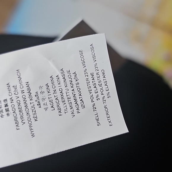 Michael Kors Black Gold Zippered Skirt Size‎ 8 New - Picture 4 of 5